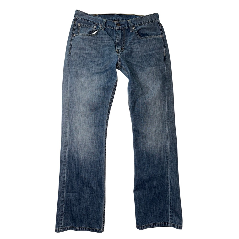 Levi's 527 Slim Bootcut Jeans Mens 32x30 Blue Medium Wash Denim Low Rise
